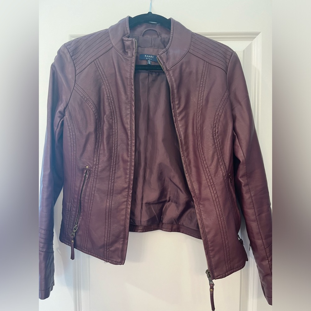 Faux Leather Jacket